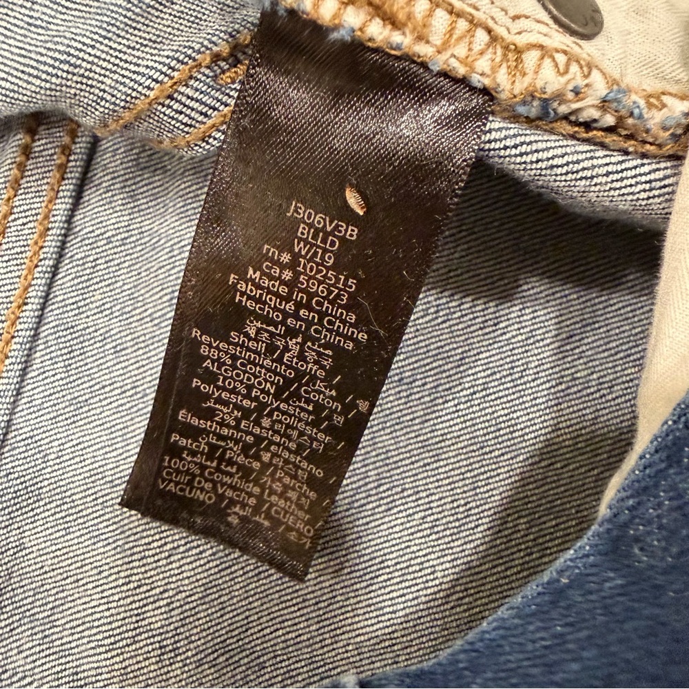 John Varvatos Men’s Bowery Slim Straight Fit Jeans 34x32 - Picture 8 of 10